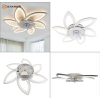 Припотолочная люстра Estares Fan Flower 92W+18W R-APP-770x120-WHITE/WHITE-220-IP20