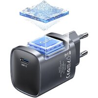 Сетевое зарядное Usams CC323 T66 45W GaN (черный)
