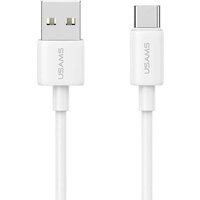 Кабель Usams SJ708 USB Type-A - USB Type-C (1 м, белый)