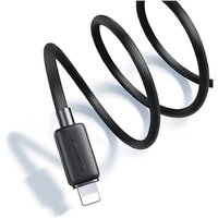 Кабель Usams US-SJ689 USB Type-A - Lightning (1 м, черный)