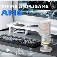 Проводной микрофон FIFINE AM6 (белый)