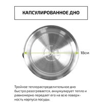 Чайник со свистком TimA WTK250