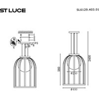 Подвесная люстра ST Luce SL6129.403.01