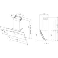 Кухонная вытяжка Akpo Juno 50 WK-11 (черный)