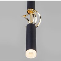 Подвесная люстра Евросвет 50191/1 LED (черный/золото)