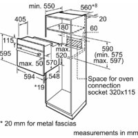 Электрический духовой шкаф Bosch Serie 6 HBJ558YS3Q