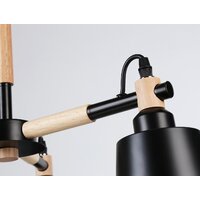 Люстра средней высоты Ambrella light TR82206/3 BK/LWD
