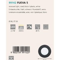Точечный светильник Eglo Fueva 5 99142