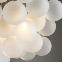 Подвесная люстра iLamp Globe 10099P/3-D800 Gold&White