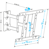 Кронштейн для телевизора Holder LCD-SU4601