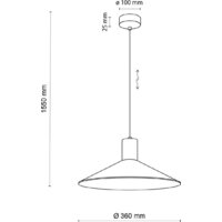 Подвесная люстра TK Lighting Jump 1831