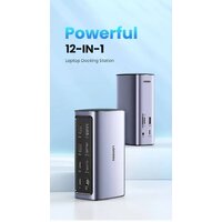 Док-станция Ugreen USB C Triple Display Docking Station 12-in-1 90325