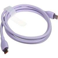 Кабель Baseus Pudding Series Fast Charging Cable 100W USB Type-C - USB Type-C (1.2 м, фиолетовый)