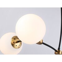 Люстра средней высоты Ambrella light Traditional TR2544/4 BK/SB