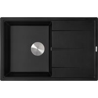Кухонная мойка ZorG Rock 78 Premium black metallic