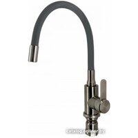 Кухонная мойка БелЭворс Styl L + смеситель W74004-9 + дозатор L405-1 (серый/сатин)