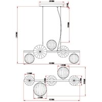 Подвесная люстра Moderli Molly V10802-5P