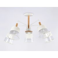 Люстра средней высоты Ambrella light TR4738/5 WH/LW