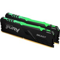 Оперативная память Kingston FURY Beast RGB 2x32ГБ DDR4 3200 МГц KF432C16BB2AK2/64