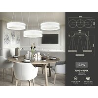 Подвесная люстра Ambrella light FA FA6206