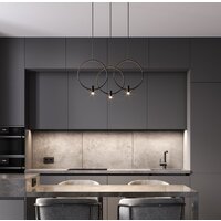 Подвесная люстра Евросвет 50257/3 LED черный