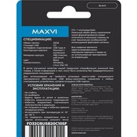 USB Flash Maxvi SF 32GB (черный)