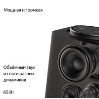 Умная колонка Яндекс Станция Макс (с хабом умного дома Zigbee, графит)