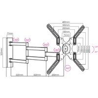 Кронштейн для телевизора Arm Media LCD-900