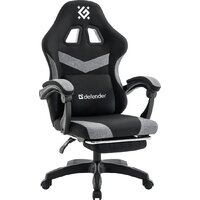 Игровое (геймерское) кресло Defender Runa Pro (черный/серый)