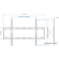 Кронштейн для телевизора Arm Media Steel-1