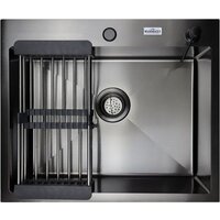 Кухонная мойка MARRBAXX B6050-R (черный/графит)