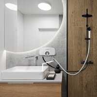 Проточный электрический водонагреватель кран+душ Royal Thermo SmartFix TS (5.5 kW)