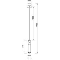 Подвесная люстра Mantra Spark 8967