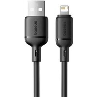 Кабель Baseus Silky Series Fast Charging Cable USB Type-A - Lightning (1 м, черный)