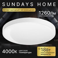 Припотолочная люстра Sundays Home 240924-10 5733 (белый)
