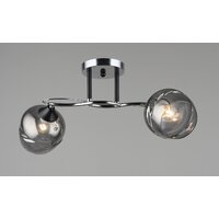 Припотолочная люстра Aitin Pro НПБ 02-2x60-101 C1725/2 (хром/черный)
