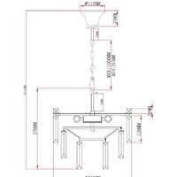 Подвесная люстра Moderli Crystal V10736-4P