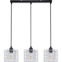 Подвесная люстра Escada Grid 10190/3S E27*40W Chrome