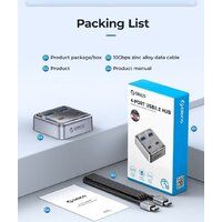 USB-хаб Orico XHJ2U2C-G2-10-GY-BP