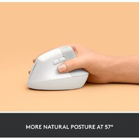 Вертикальная мышь Logitech Lift (белый)