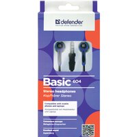 Наушники Defender Basic 604 (синий) [63608]