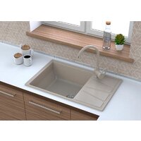 Кухонная мойка GranFest GF-V-780L (песочный)