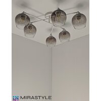 Припотолочная люстра Mirastyle MD-8124/6 WH+CR
