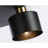 Люстра средней высоты Ambrella light Traditional TR8121/3 BK/BS (черный/латунь)