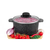 Кастрюля Elan Gallery Гармония вкуса 120711 (черный мрамор)