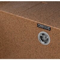 Кухонная мойка Gerhans B15 (терракот)