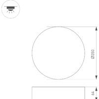 Светильник-тарелка Arlight SP-RONDO-R350-30W 034811