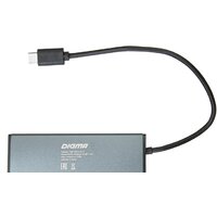 USB-хаб Digma HUB-4U3.0-UC-G