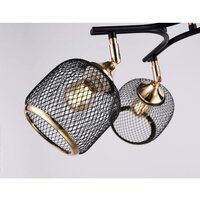 Люстра средней высоты Ambrella light Traditional TR80177/4 BK/FGD (черный/золото)
