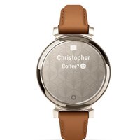 Умные часы Garmin Lily 2 Classic (кремовое золото/коричневый)